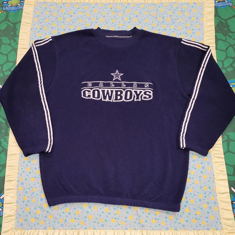 ⭐️🏈 Vtg Dallas Cowboys 🔥 Sweater Sweatshirt Large 💎 Vintage 90s y2k 🇺🇸 🌎